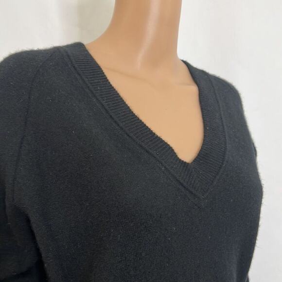 EQUIPMENT FEMME 100% CASHMERE SWEATER BLACK‎ SIZE XS - Picture 3 of 5